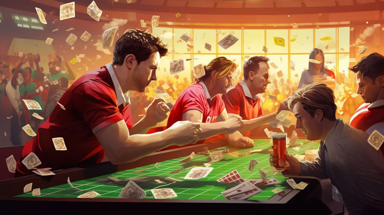 Betting interface on mobile phone